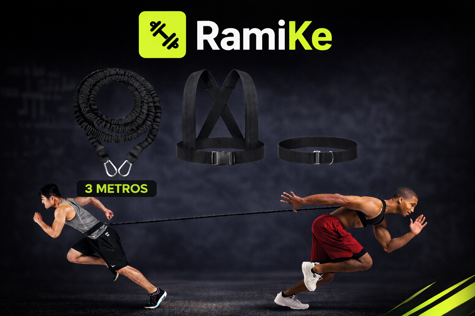 Ultimate Fitness Double Pull Resistance Rope Set for Enhanced Strength Training - Perfect for Boxing, Soccer, and Basketball